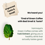 Green Coffee Blend | With Prebiotic Sunfiber®, L-Theanine, Apple Cider Vinegar | Lemon, Tulsi & Moringa