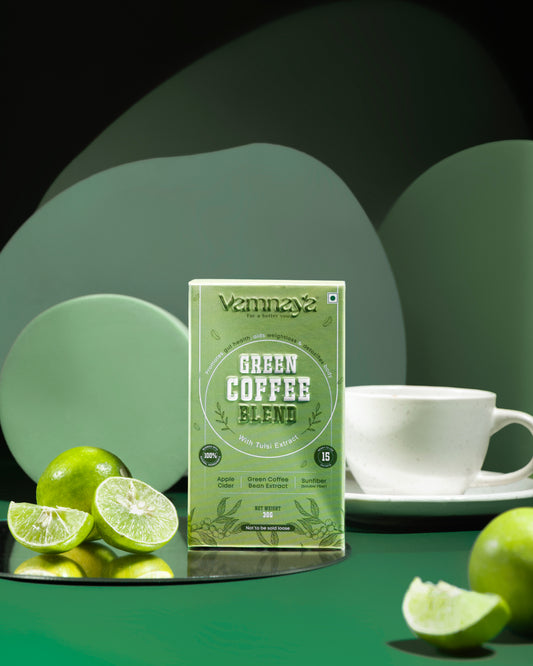Green Coffee with Prebiotics (Sunfiber®), Apple Cider Vinegar, L-Theanine & Tulsi