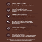 Instant Coffee | With Ashwagandha, Shiitake, Maitake Mushrooms, Taurine, Coffee Arabica