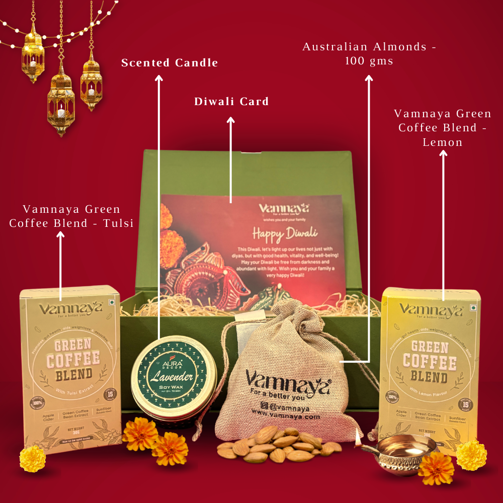 Vamnaya Healthy Diwali Gift Box - Ideal Diwali Gift Box for Health & Relaxation