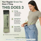 Green Coffee Blend | With Prebiotic Sunfiber®, L-Theanine, Apple Cider Vinegar | Lemon, Tulsi & Moringa