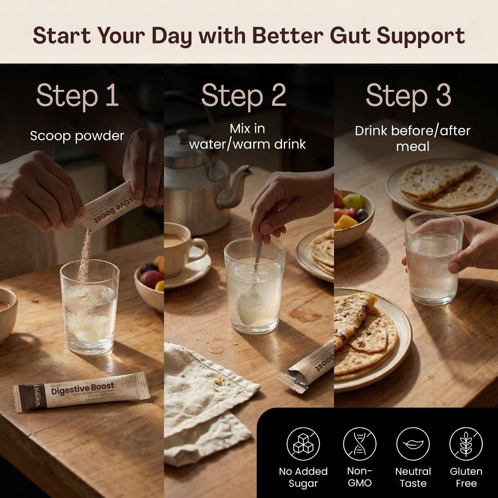 Digestive Boost | With Isabgol, Ajwain, Jeera, Prebiotic & Probiotic