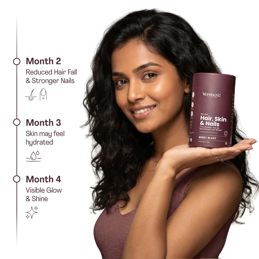 Hair, Skin & Nails | With Glutathione, Hyaluronic Acid, Fruits, Bamboo Root & Pine Bark Extract