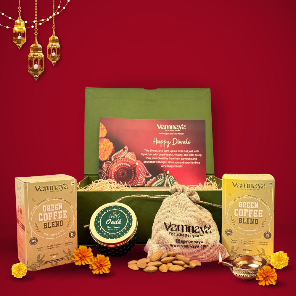 Vamnaya Healthy Diwali Gift Box - Ideal Diwali Gift Box for Health & Relaxation