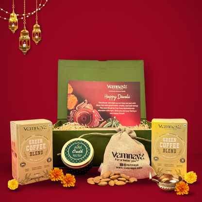 Vamnaya Healthy Diwali Gift Box - Ideal Diwali Gift Box for Health & Relaxation