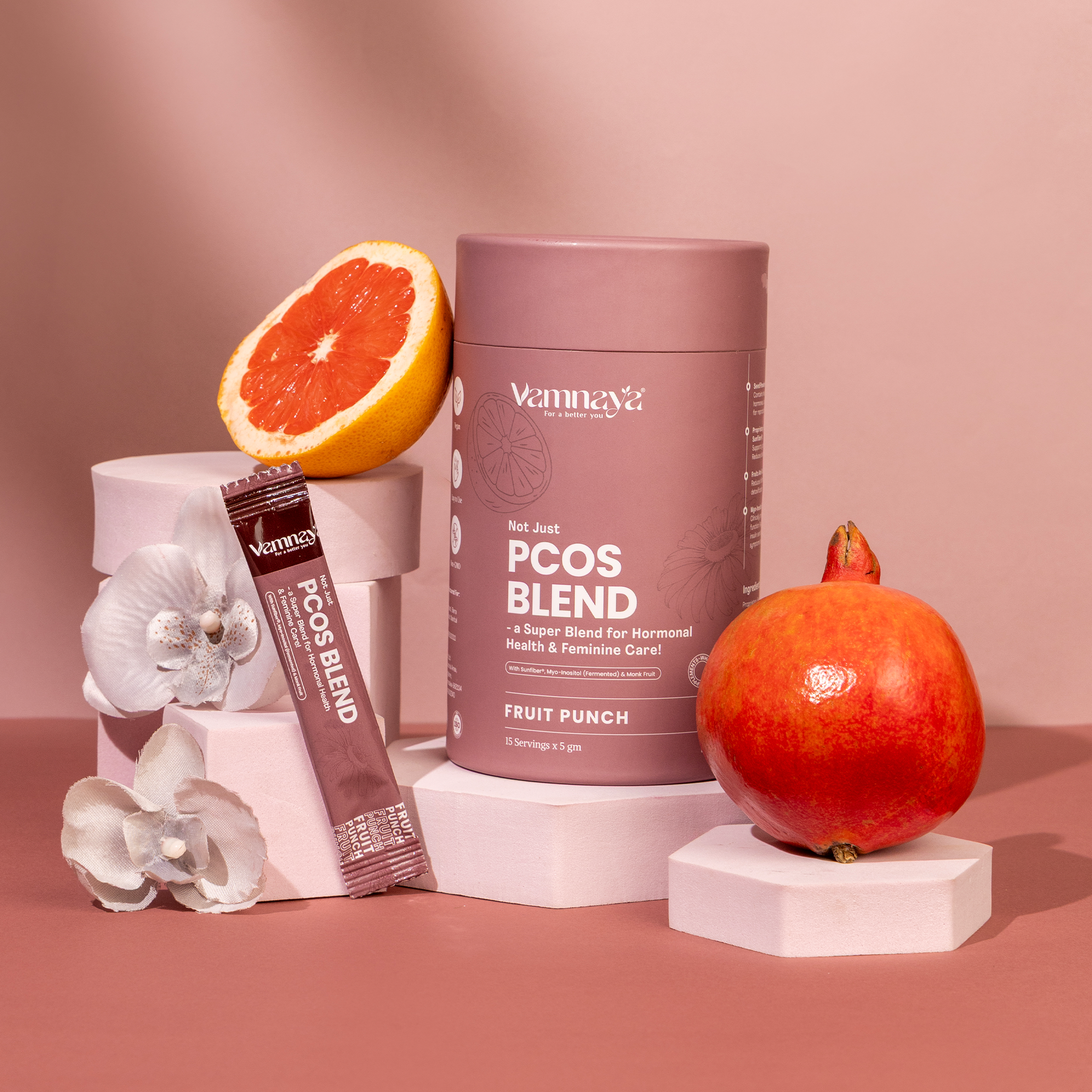 PCOS Blend | With Myo-Inositol, Walnuts, Almonds, Cashew Nuts, Isabgol & Monk Fruit