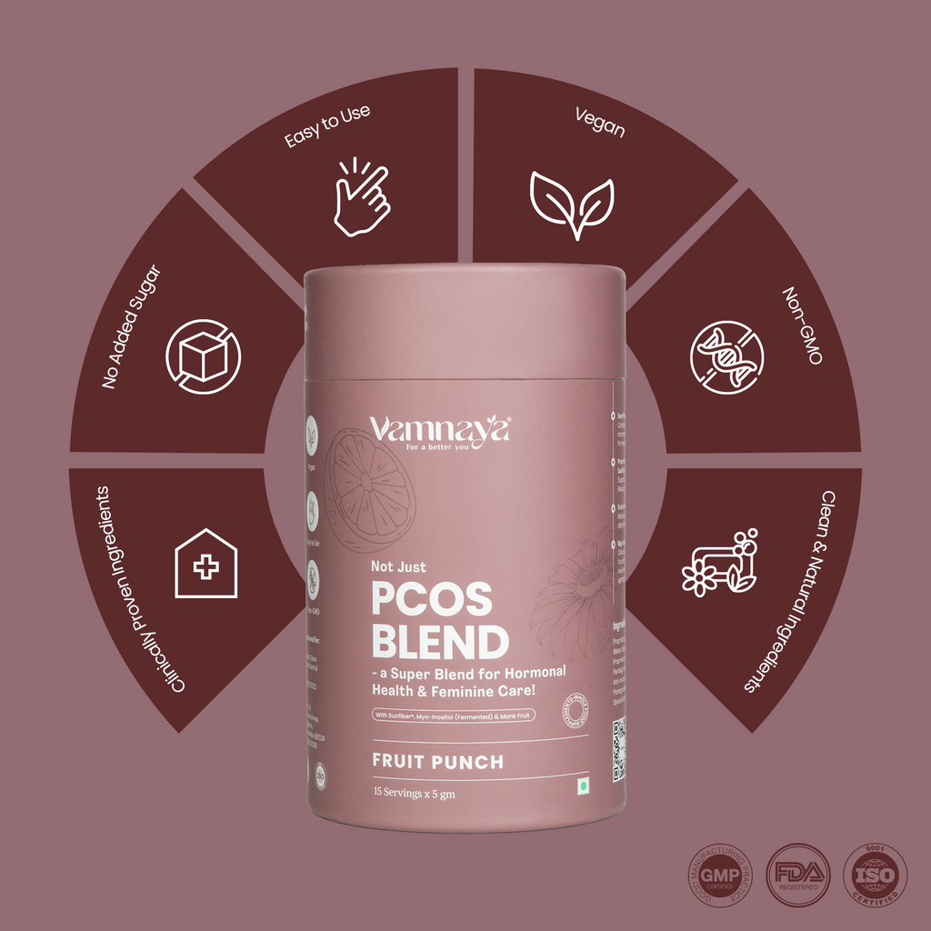 PCOS Blend | With Myo-Inositol, Walnuts, Almonds, Cashew Nuts, Isabgol & Monk Fruit