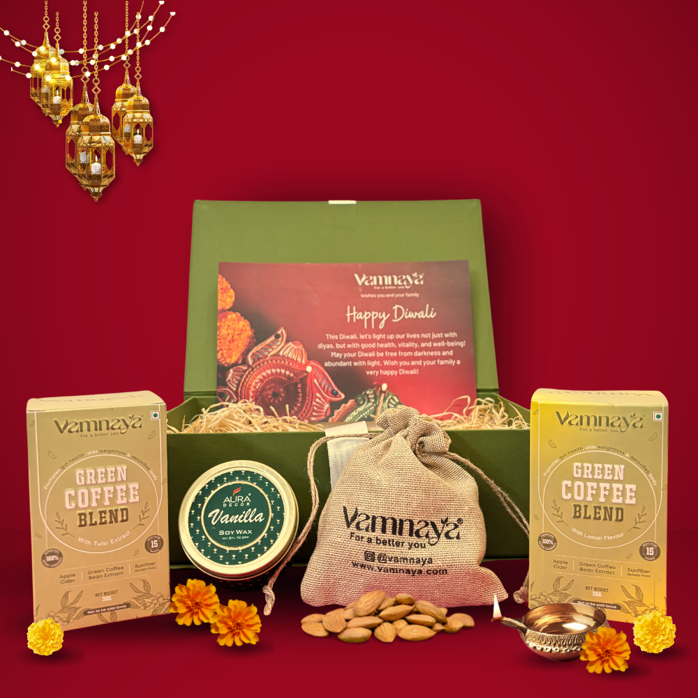 Vamnaya Healthy Diwali Gift Box - Ideal Diwali Gift Box for Health & Relaxation